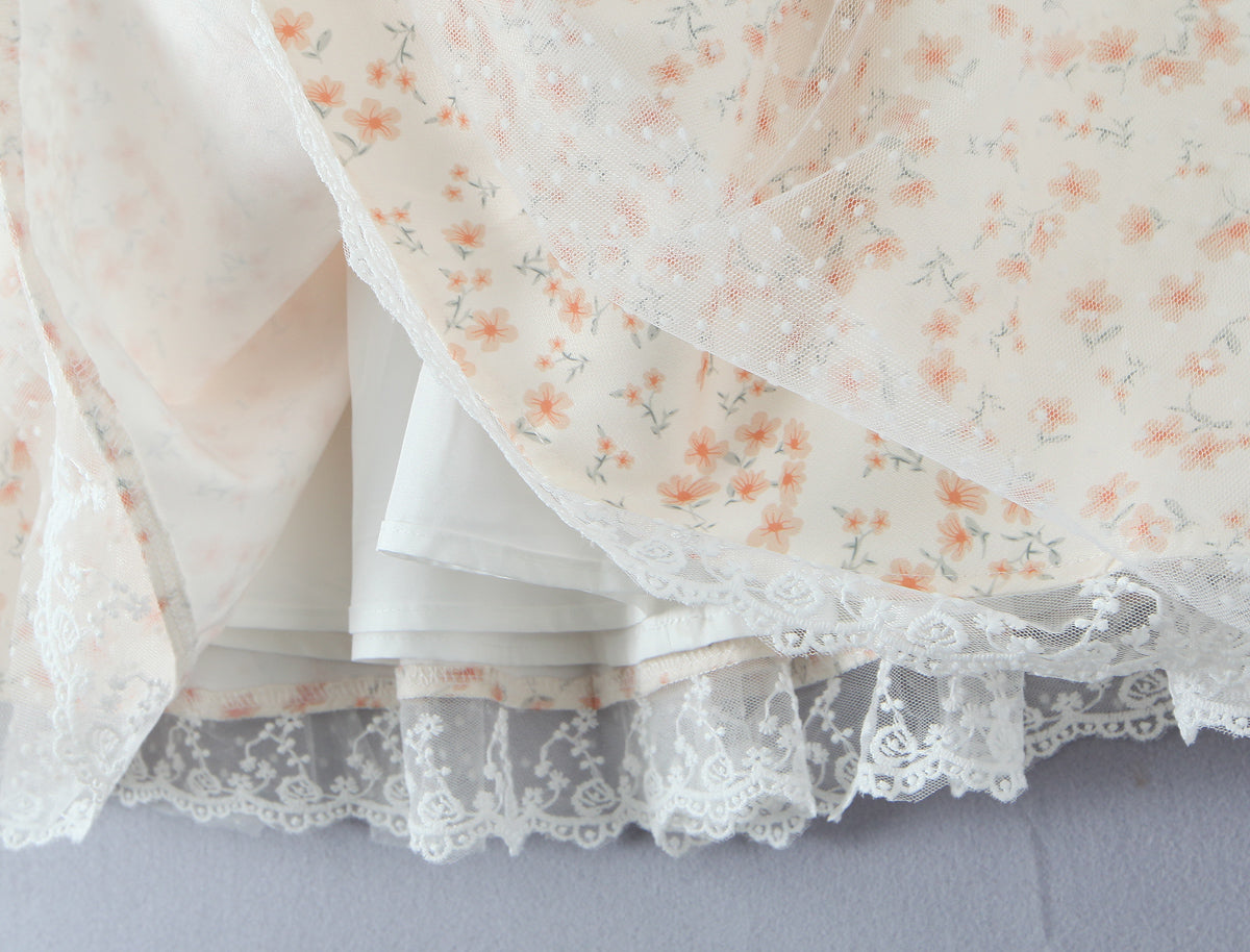 Slim Fit Tube Top Floral Dress