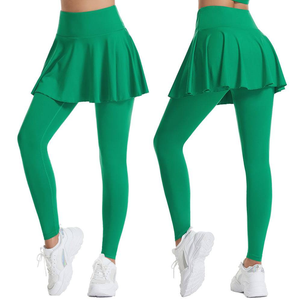 Stylish and Functional Exercise Skirt for Women S Grass Green