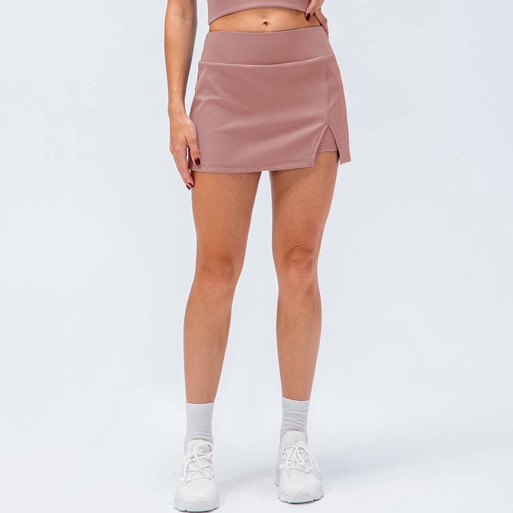 High Waist Sports Skirt with Pocket for Women 2 Pink