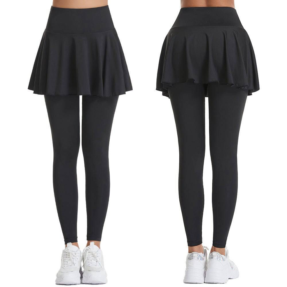 Stylish and Functional Exercise Skirt for Women S Black