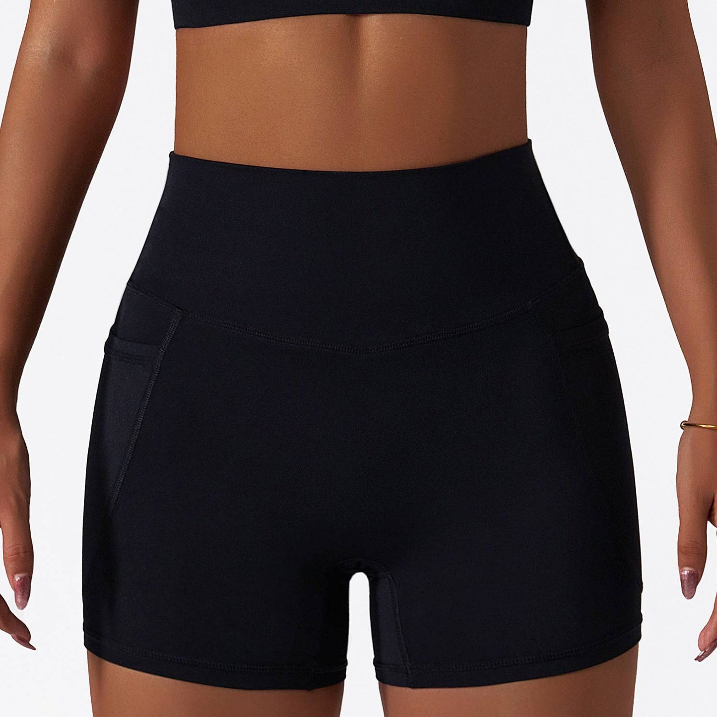 High-Performance Breathable Slim-Fit Athletic Shorts 8/S Advanced Black
