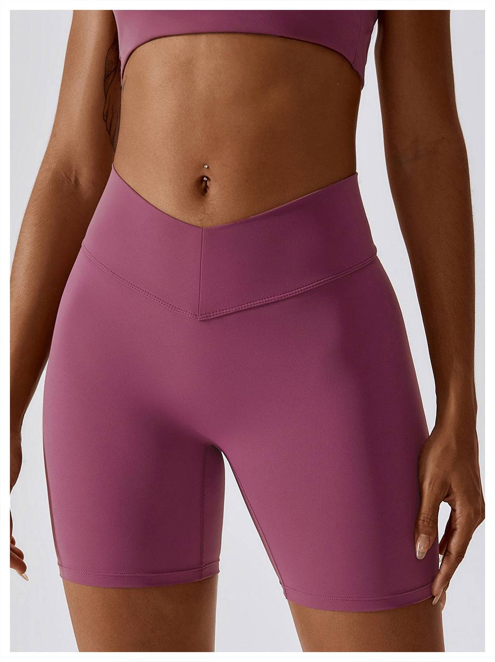 High Waist Hip-Lifting Yoga Shorts for Women