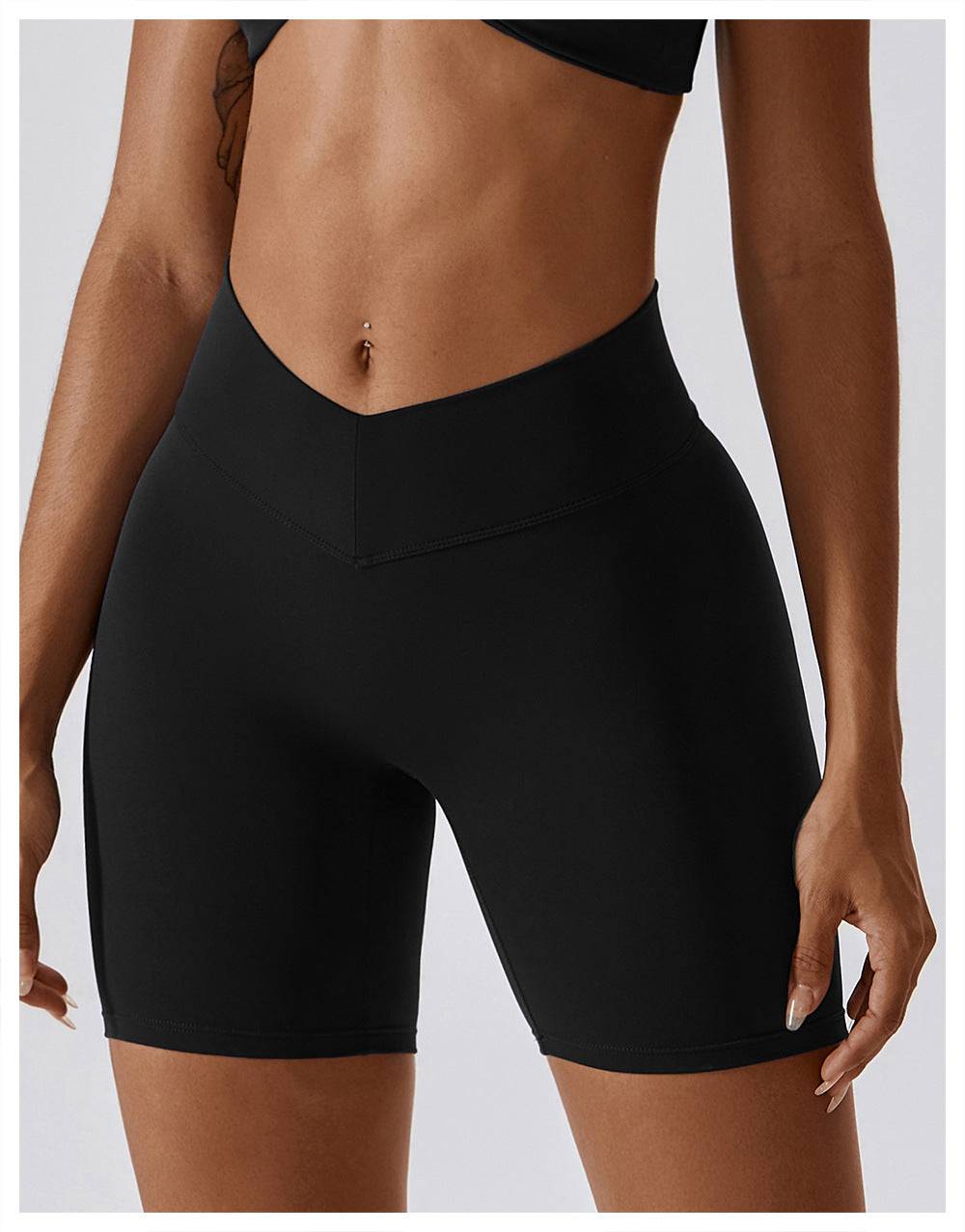 High Waist Hip-Lifting Yoga Shorts for Women