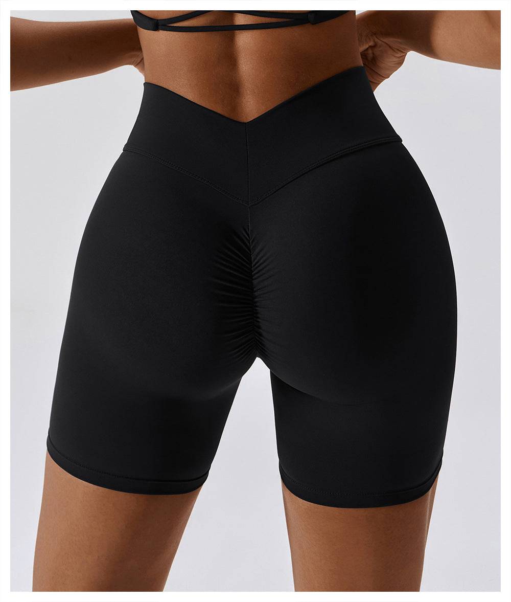 High Waist Hip-Lifting Yoga Shorts for Women