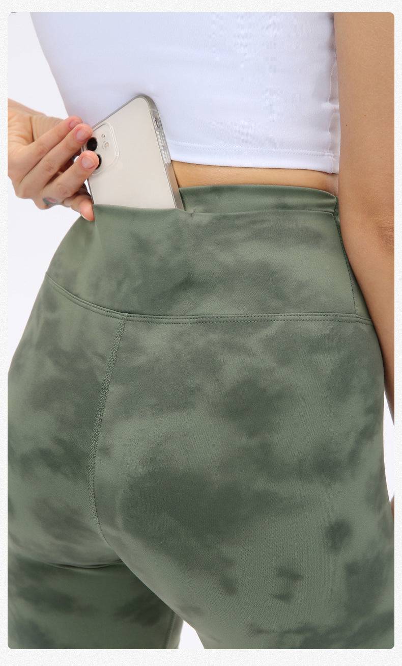 Sculpted Fit Yoga Shorts with Double-Sided Brushed Texture
