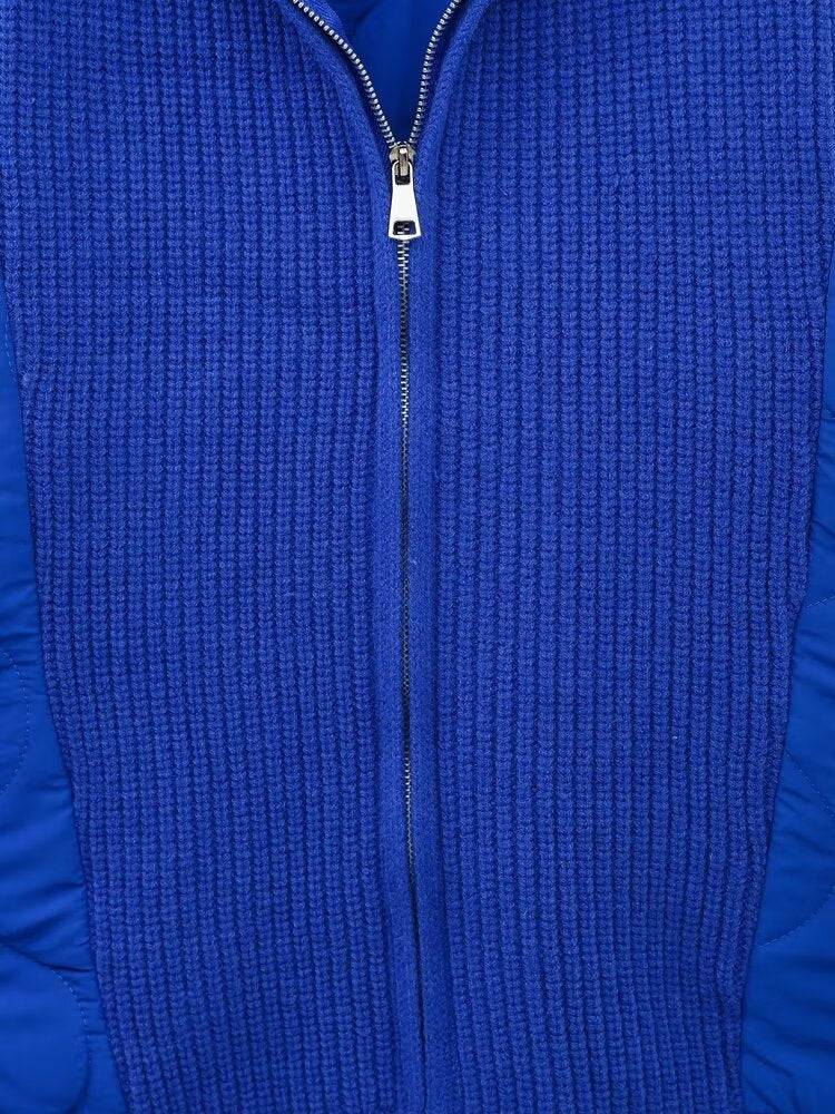 Trendy Cotton Padded Jacket with Turtleneck Collar for Women