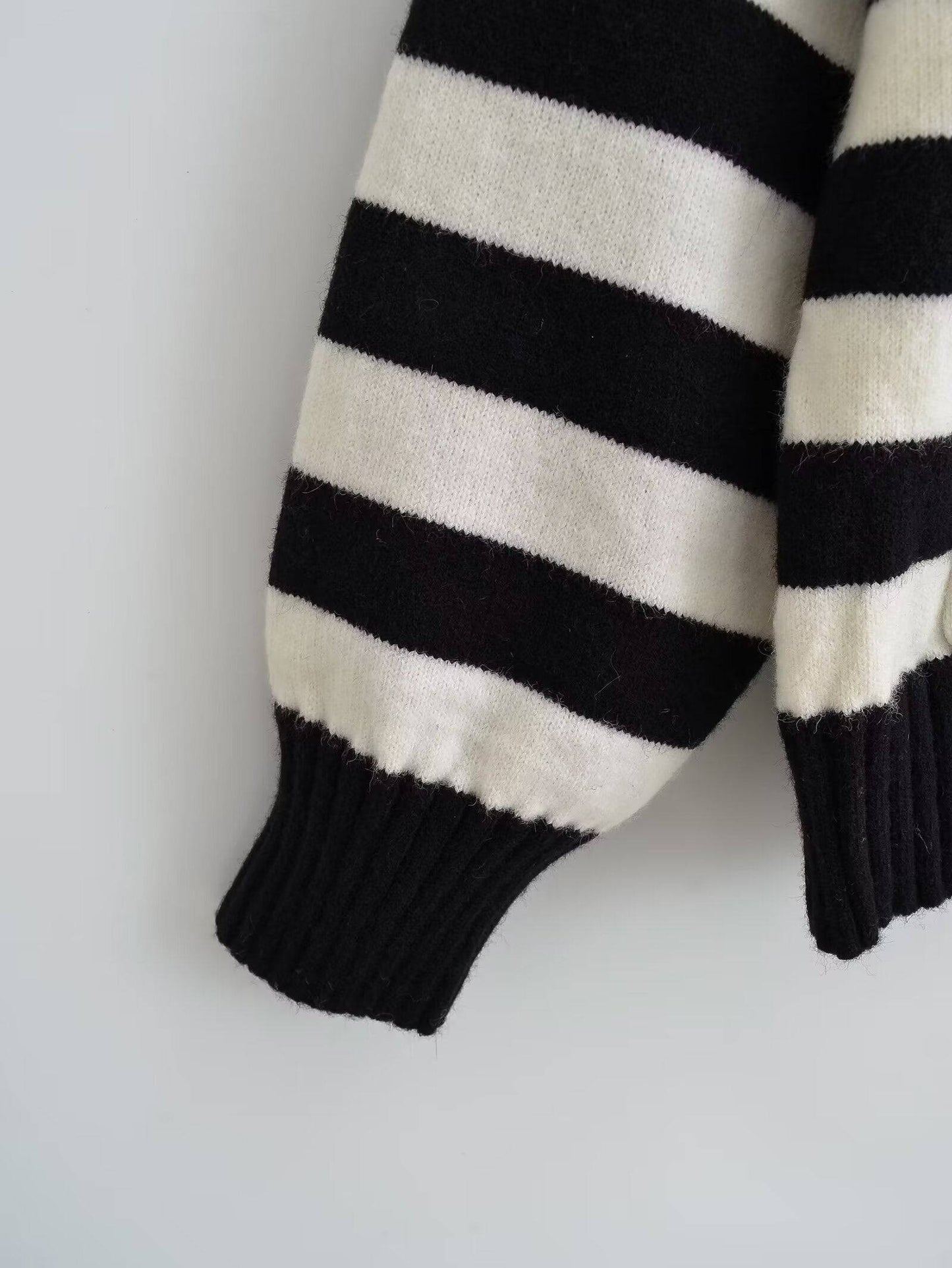 French Chic Striped Long Sleeve Sweater