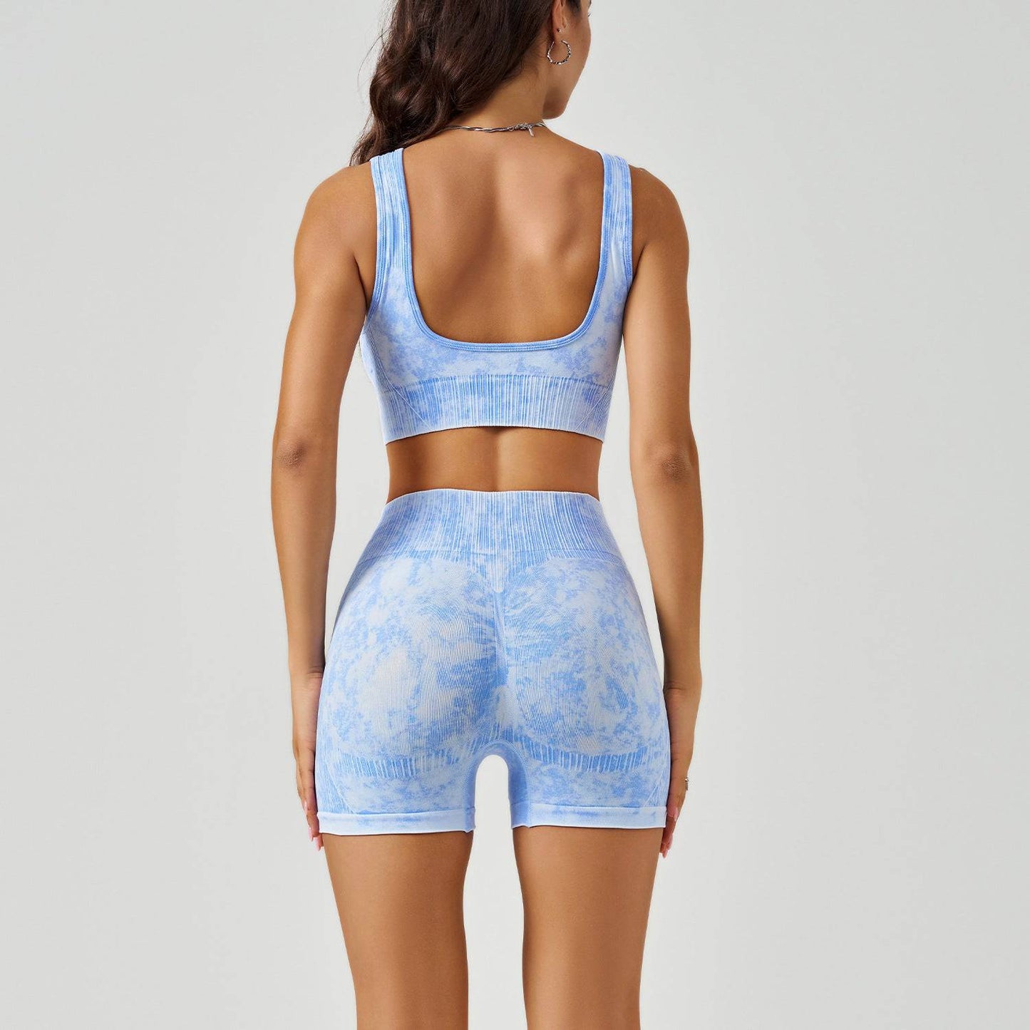 Elevate Your Workout Experience with High-Quality Frosted Yoga Clothes Set for Women