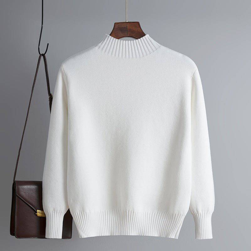 Cozy Fleece Lined Winter Sweater for Women
