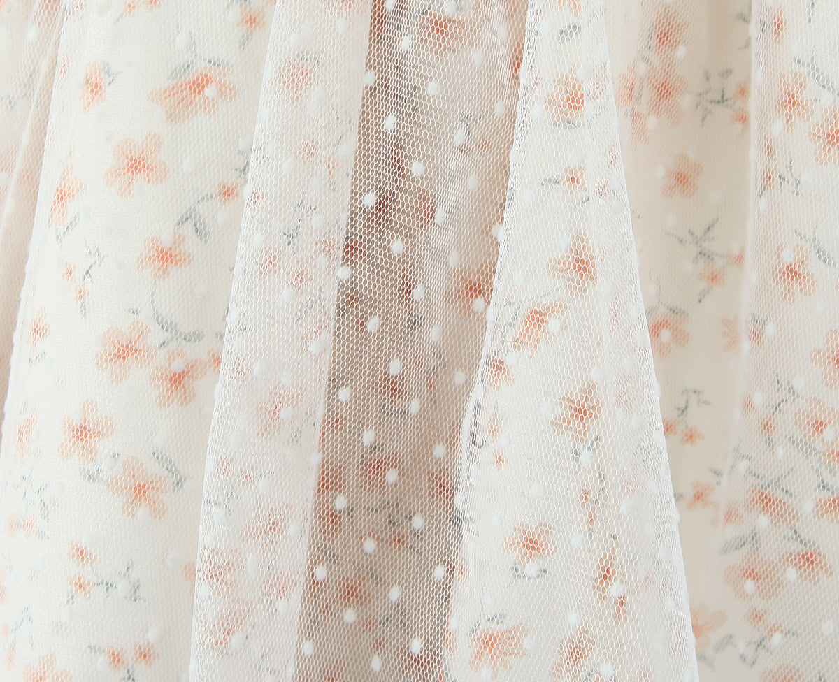 Slim Fit Tube Top Floral Dress