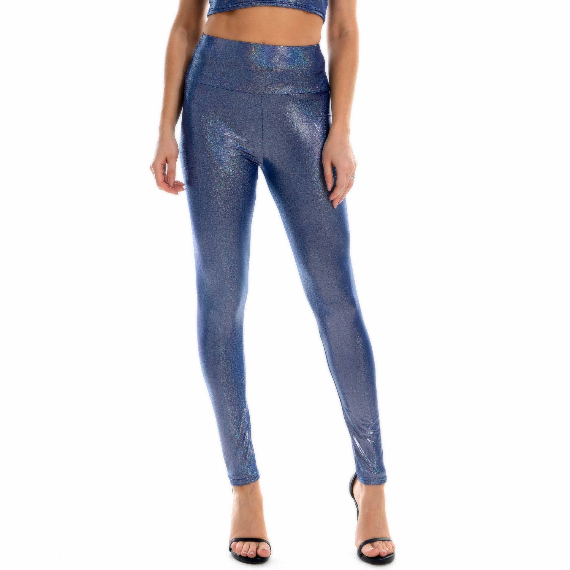 Radiant High-Rise Skinny Pants for Women  S Blue 