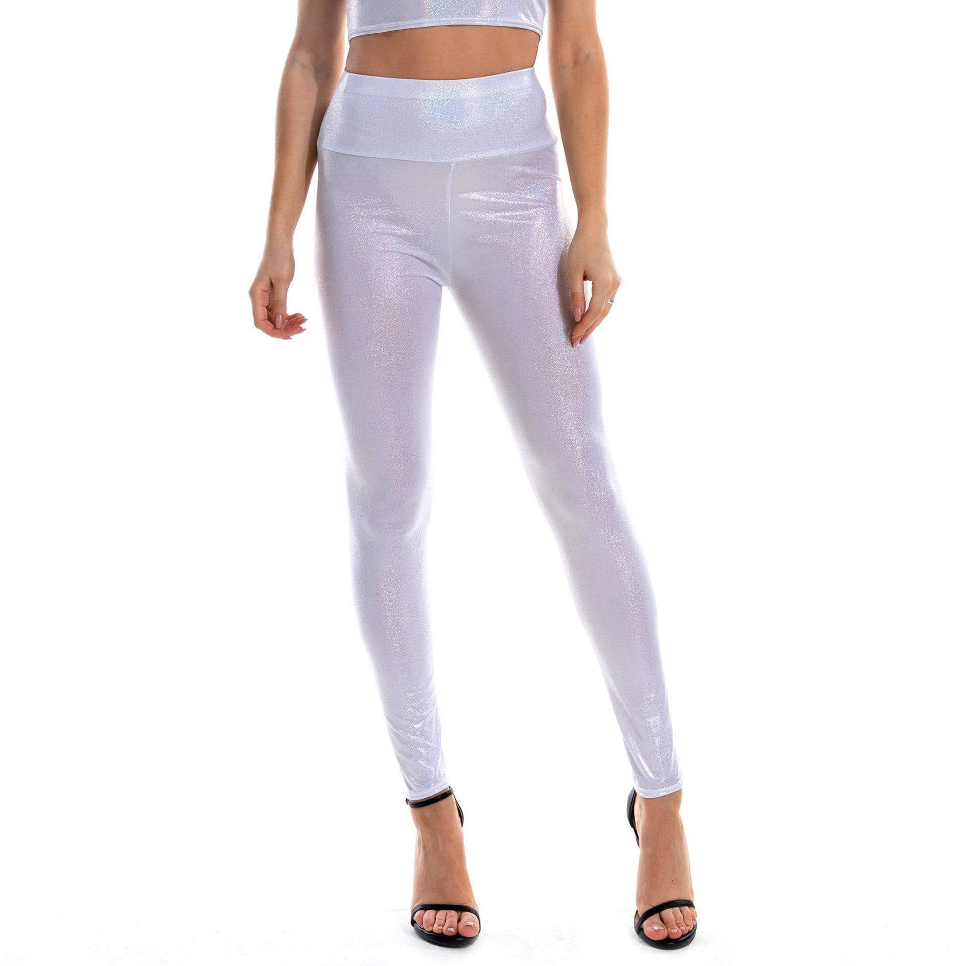 Radiant High-Rise Skinny Pants for Women  S White 