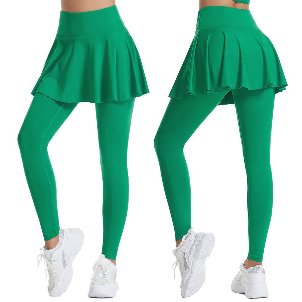 Stylish and Functional Exercise Skirt for Women  S Grass Green 