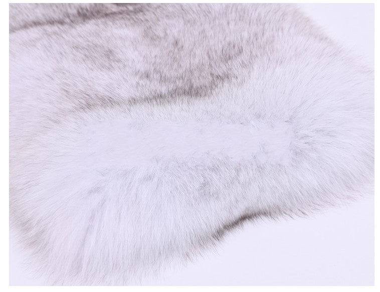 Elegant Slim Fit Faux Fur Coat with Hood for Women  S Color 