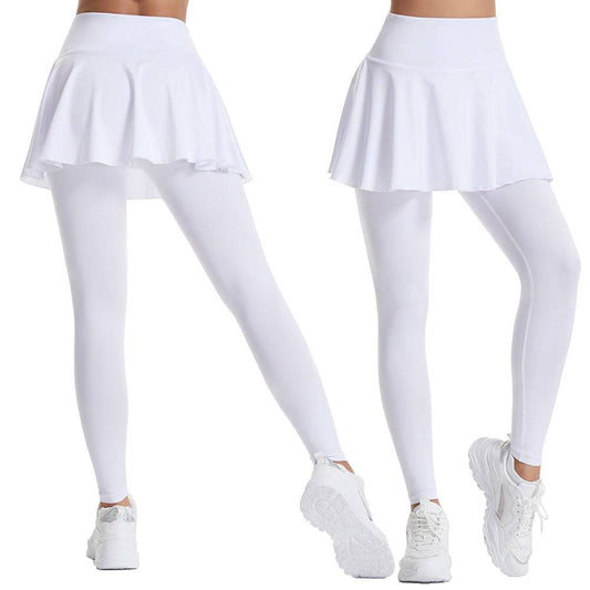 Stylish and Functional Exercise Skirt for Women  S White 