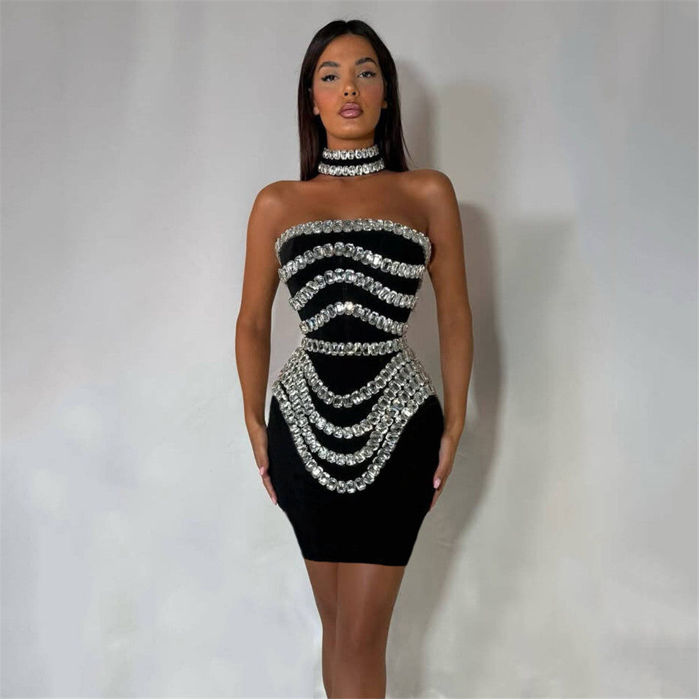 Off the Shoulder One-Piece Dress