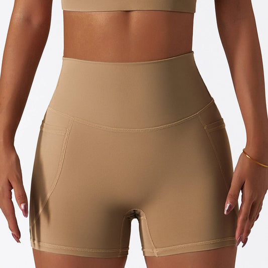 High-Performance Breathable Slim-Fit Athletic Shorts  8/S Brown 