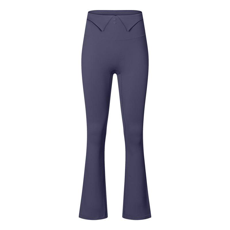 Women's Nano Fleece Lined Yoga Pants for Autumn and Winter  4 Purple 