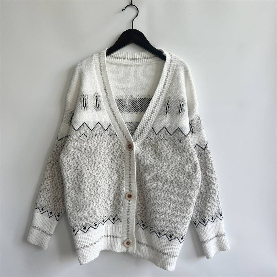 Women's Cozy Chenille Knitted Cardigan Sweater Coat  S Gray 