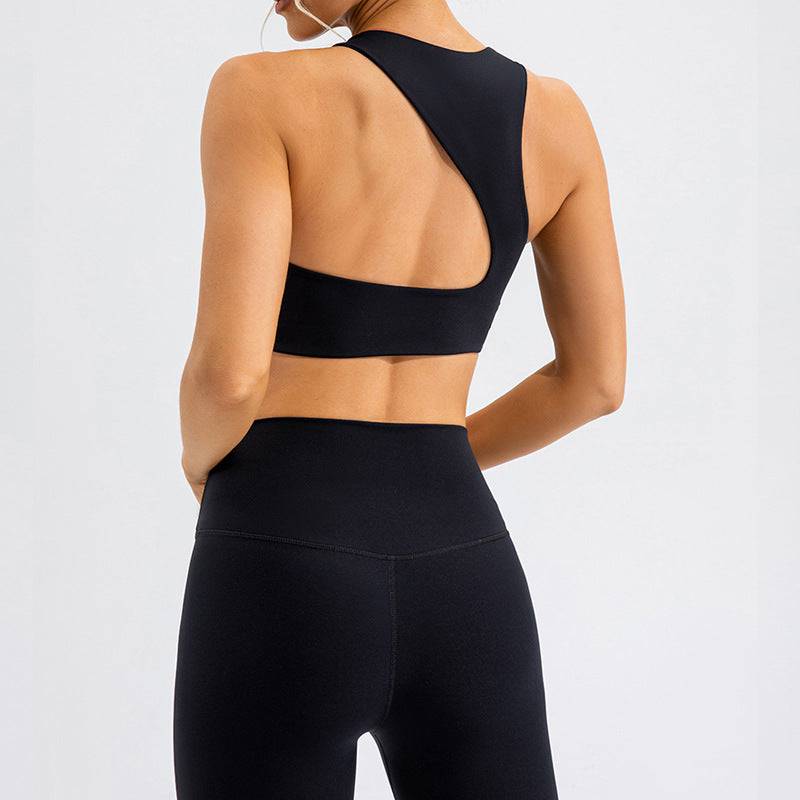 Sleek High Waist Yoga Suit for Enhanced Performance  S Black 