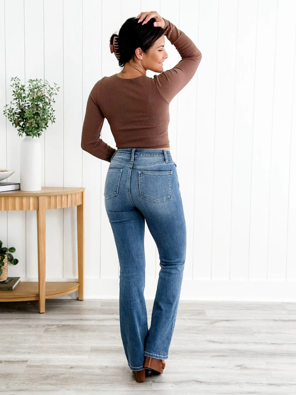 New casual high-elastic jeans