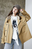 Elegant Korean Style Trench Coat for Women    