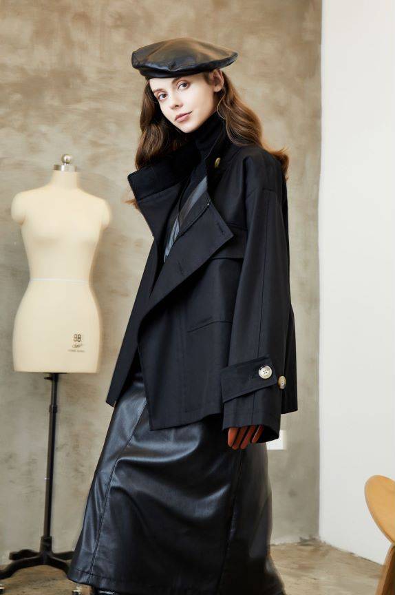 Elegant Korean Style Trench Coat for Women    