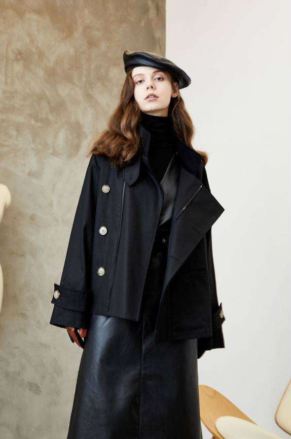 Elegant Korean Style Trench Coat for Women    