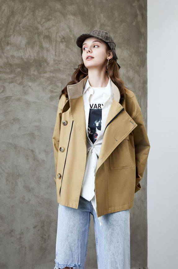 Elegant Korean Style Trench Coat for Women    