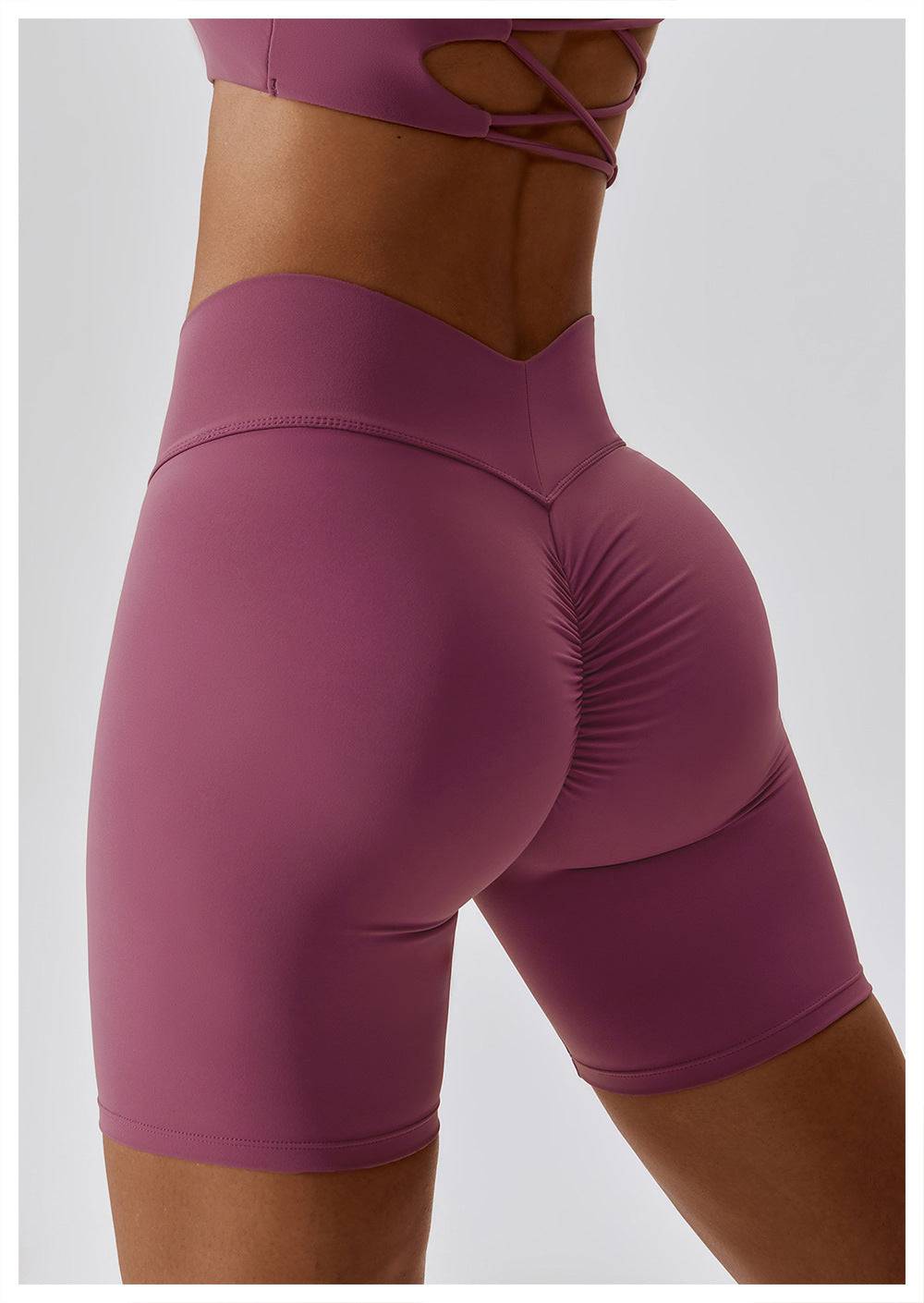 High Waist Hip-Lifting Yoga Shorts for Women    