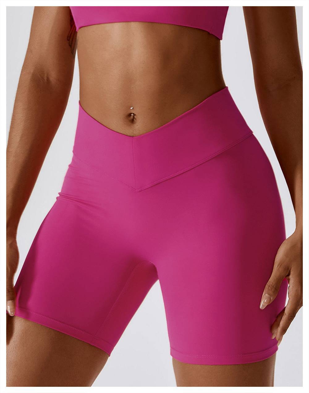 High Waist Hip-Lifting Yoga Shorts for Women    