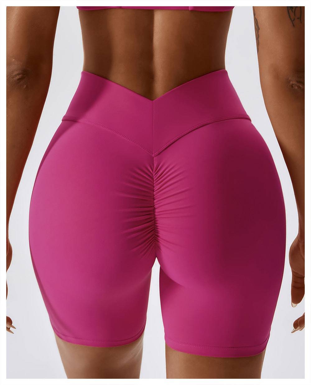 High Waist Hip-Lifting Yoga Shorts for Women    