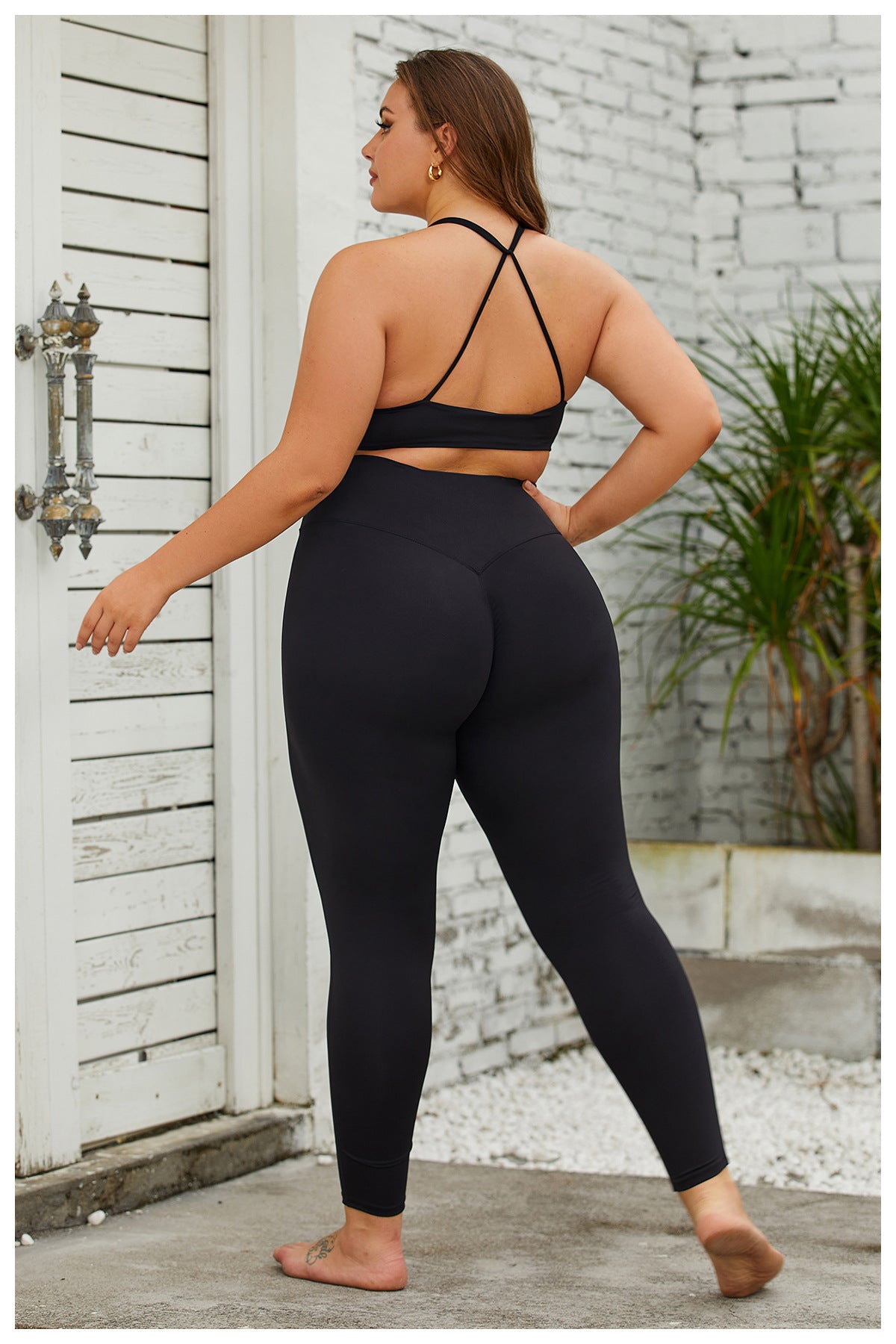 High Rise Nude Feel Yoga Suit for Active Women    