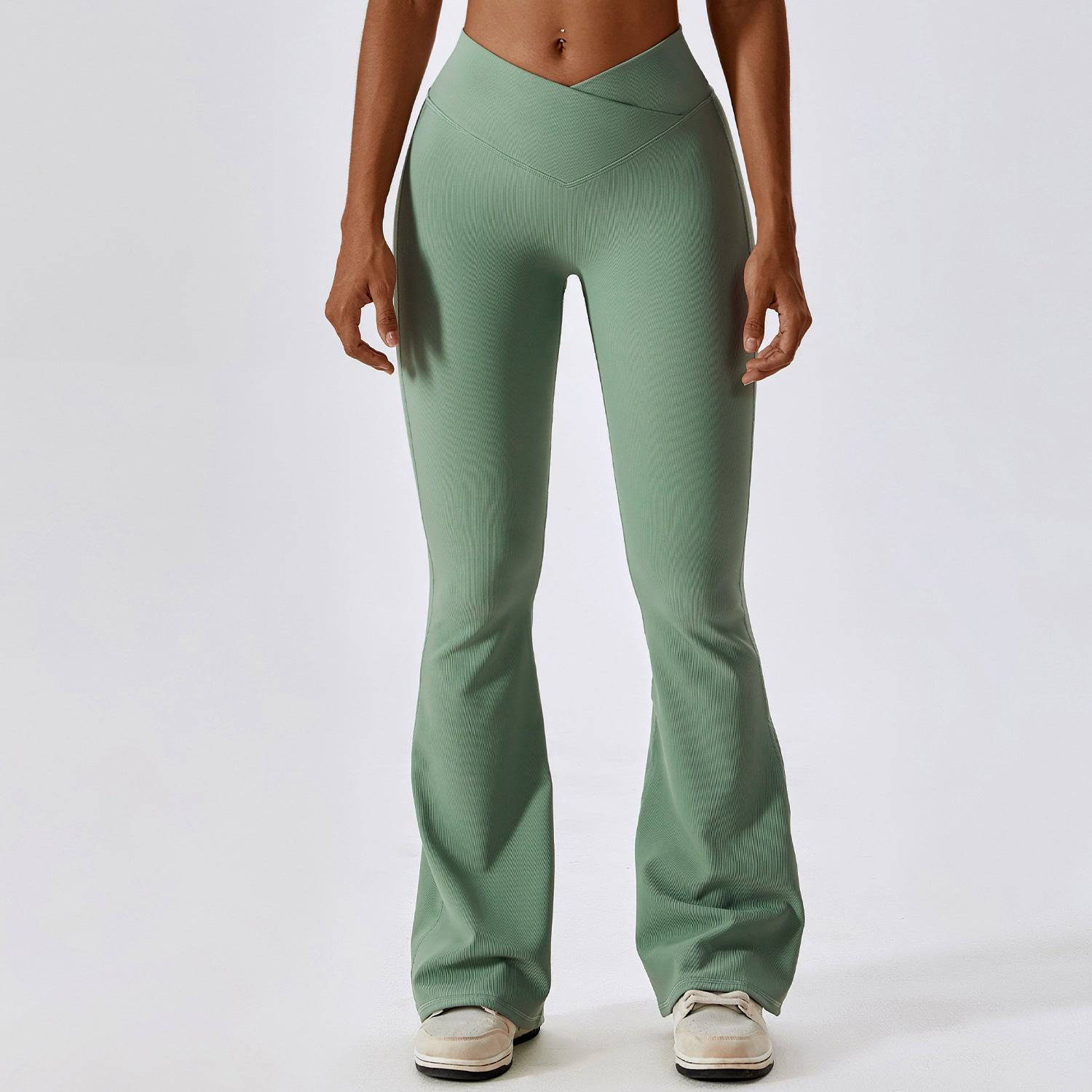 Flared High Waist Yoga Pants for Women    