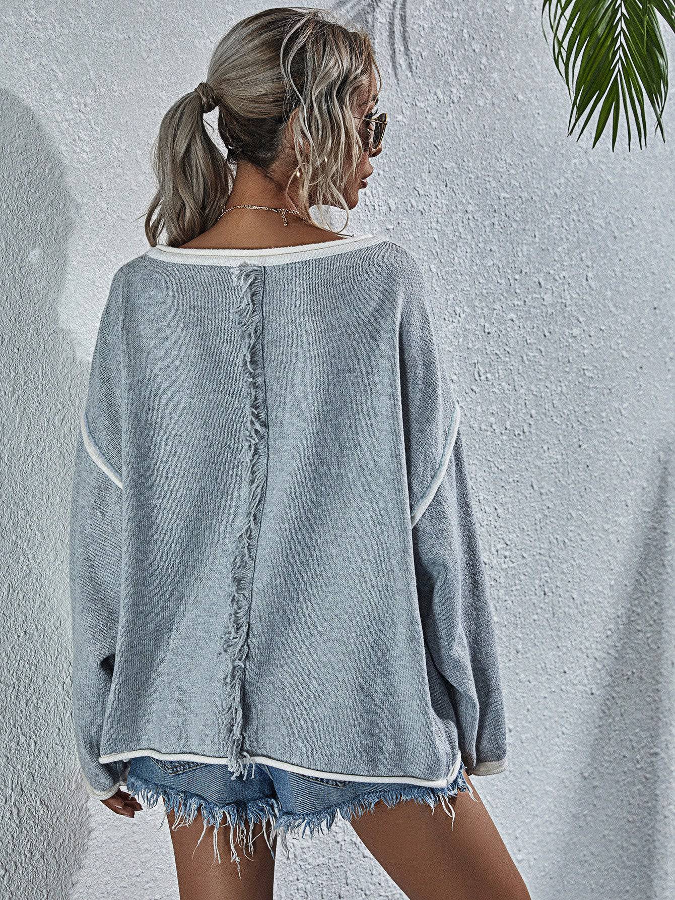 Women's Plus Size Cozy Autumn Winter Round Neck Sweater    