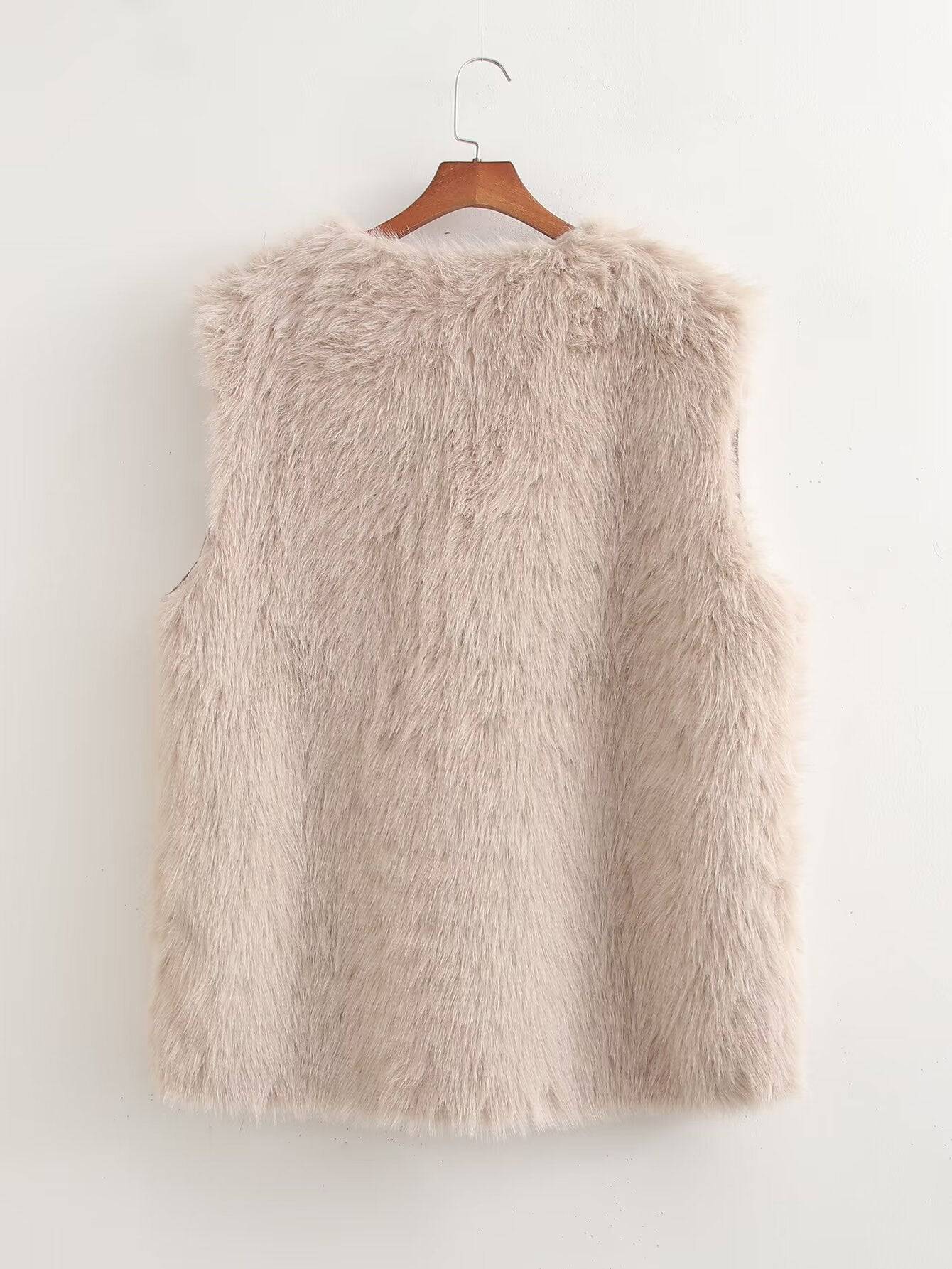 Urban Chic Faux Fur Vest for Women    