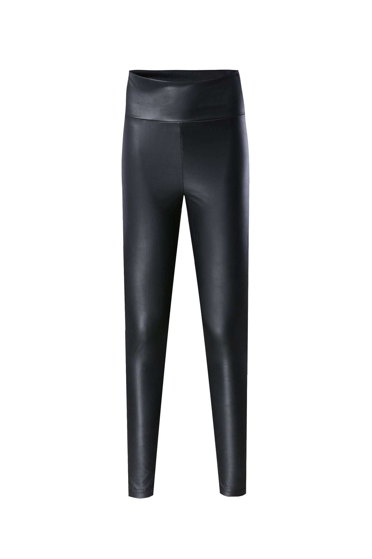 Stylish High Waist Faux Leather Pants for Women    