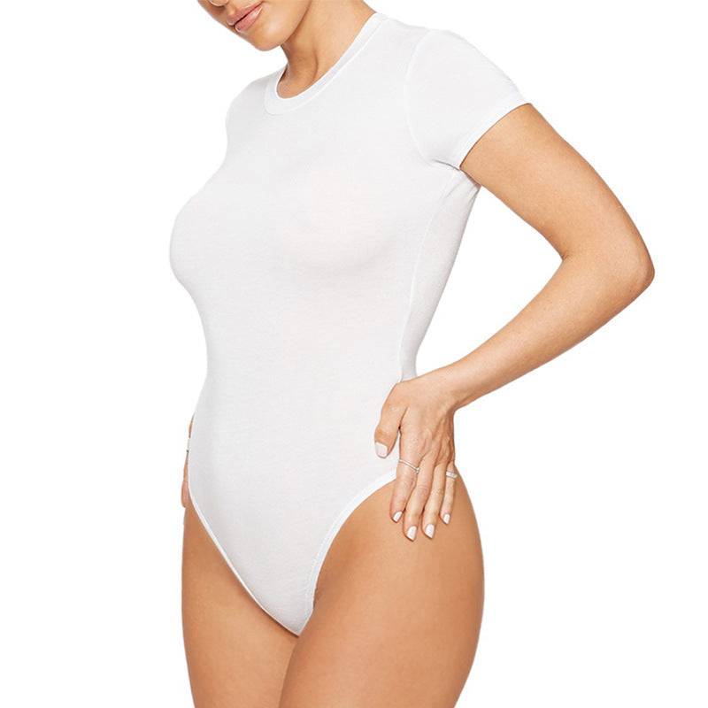 Summer Style Slim Fit Short-Sleeved Bodysuit    