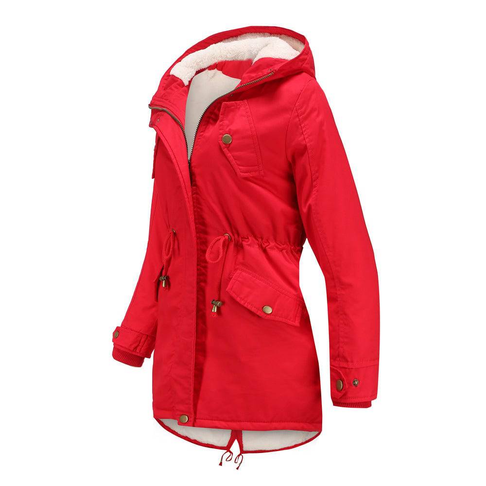 Winter Hooded Cotton-Padded Coat for Women    