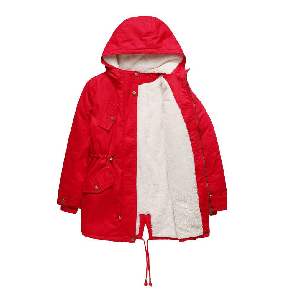 Winter Hooded Cotton-Padded Coat for Women    