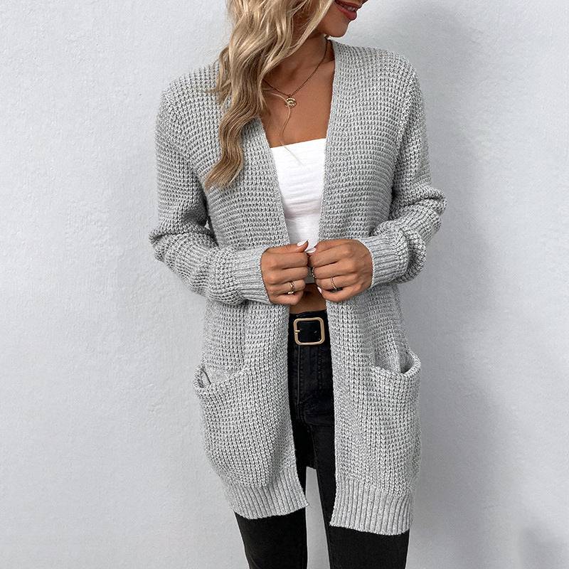 Stay Cozy and Stylish Knitted Cardigan Coat for Autumn and Winter    