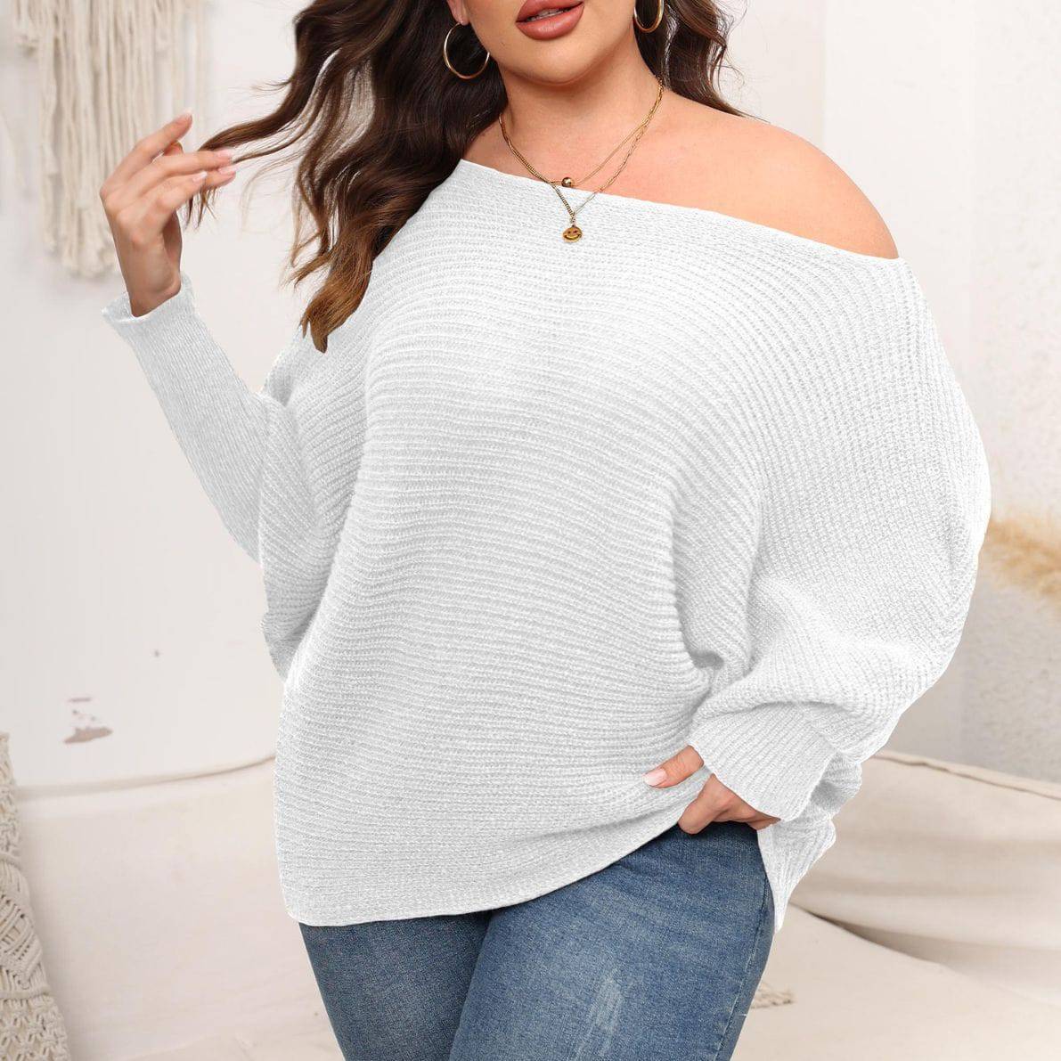 Winter Comfort Plus Size Pullover Sweater for Women    