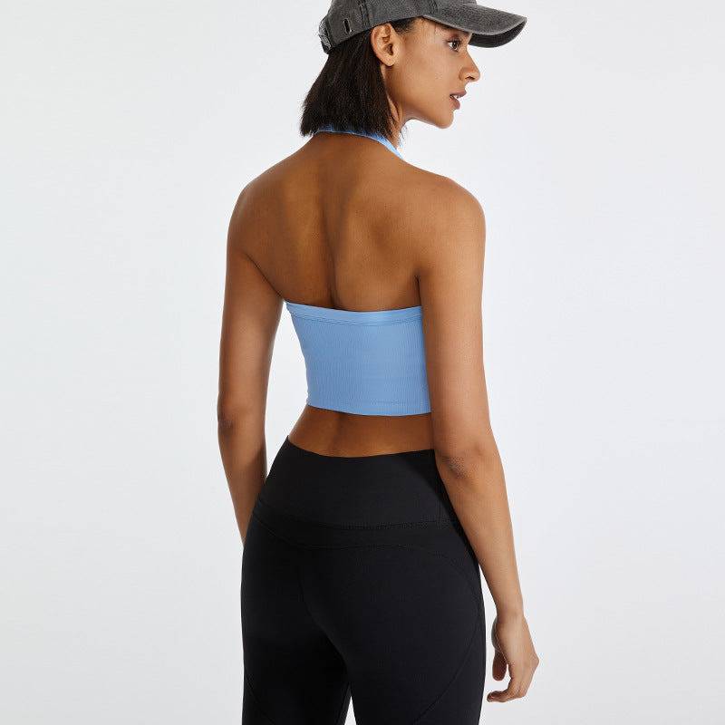 Ultimate Performance Rib Halter Sports Bra for Women    