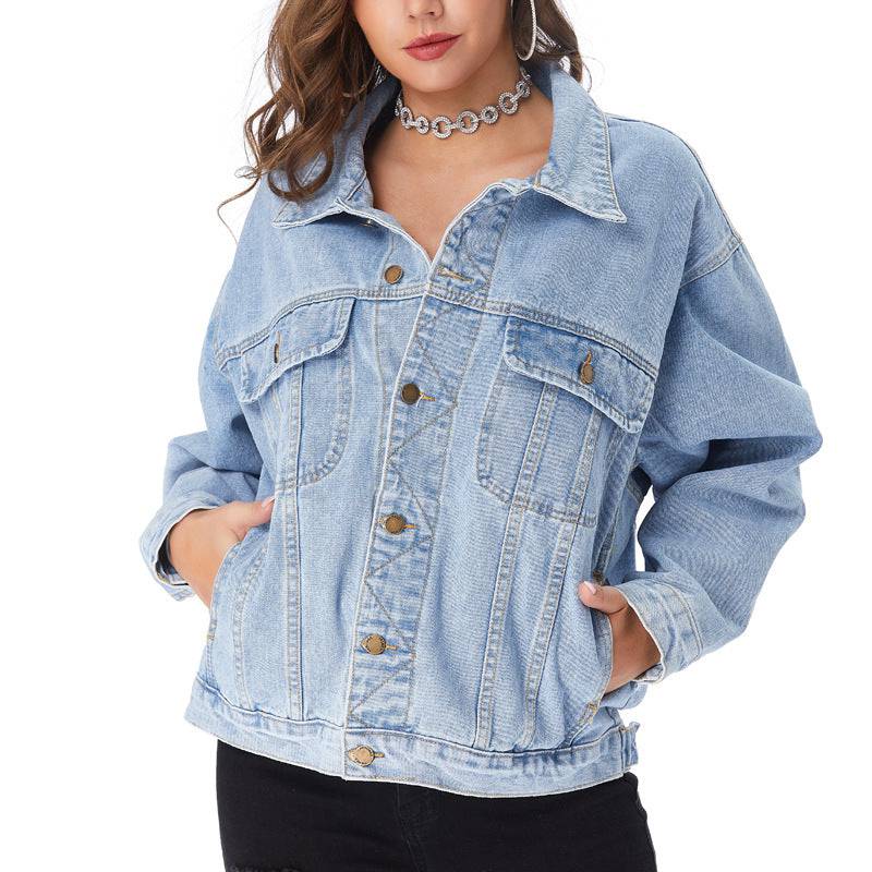 Loose Fit Women's Denim Jacket    