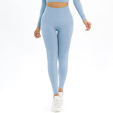 Sculpted Curves Yoga Pants for Women: High Waist Stretch Fitness Leggings with Hip-Enhancing Design    