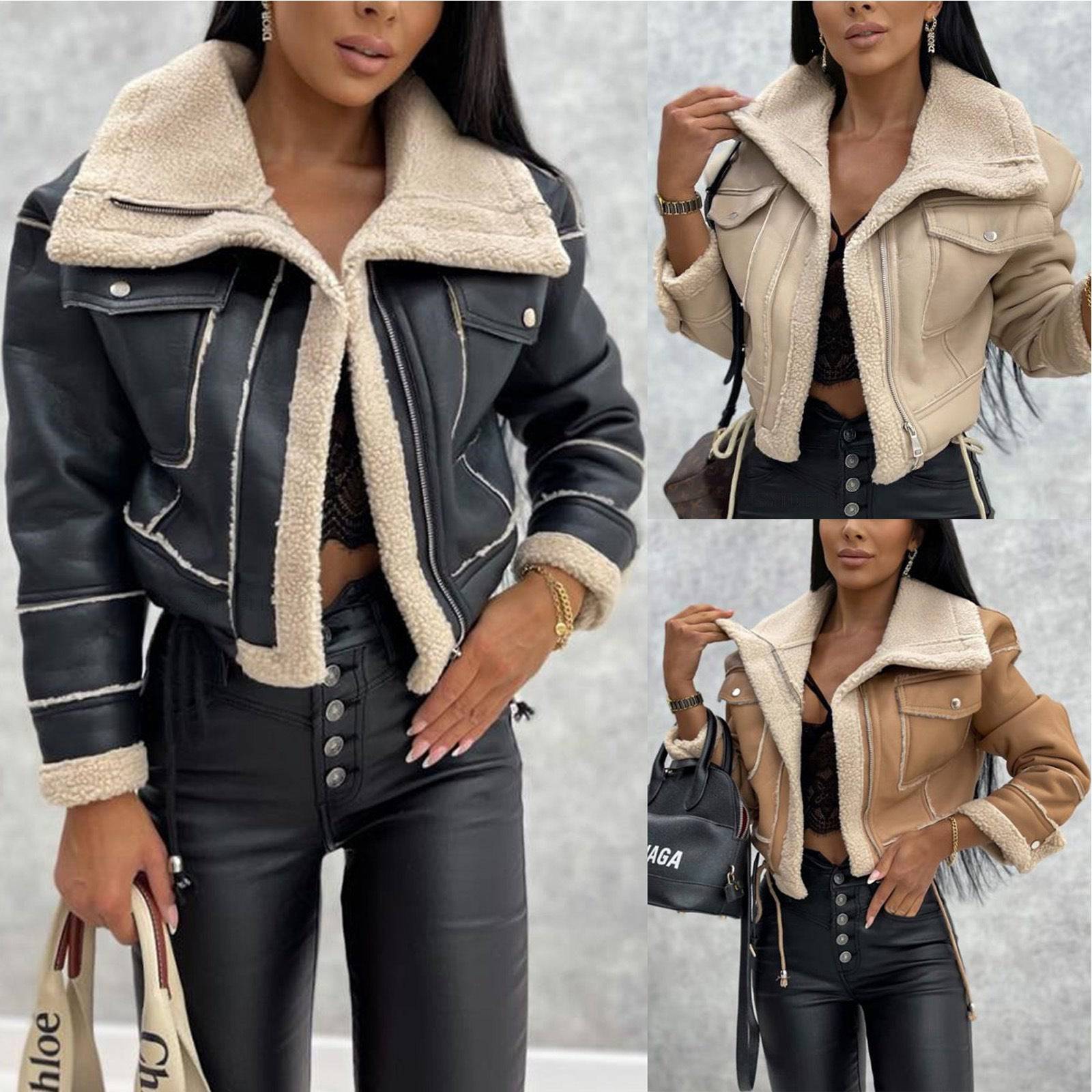 Shearling & Faux Shearling Jacket for Women    