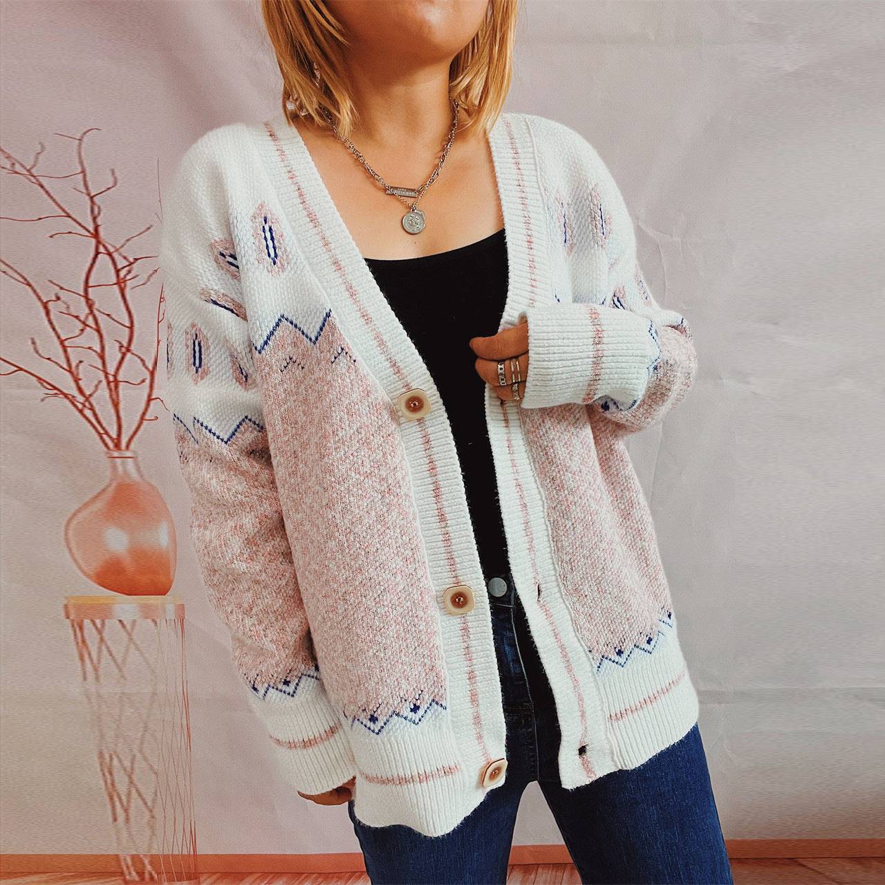 Women's Cozy Chenille Knitted Cardigan Sweater Coat    