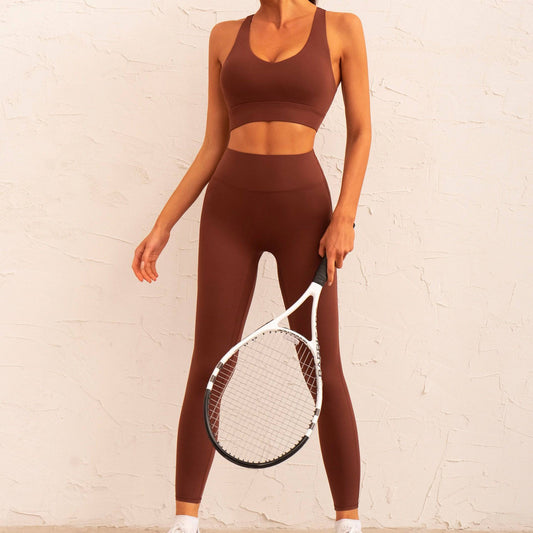 Sexy Hollow Out Cutout Sports Yoga Suit    