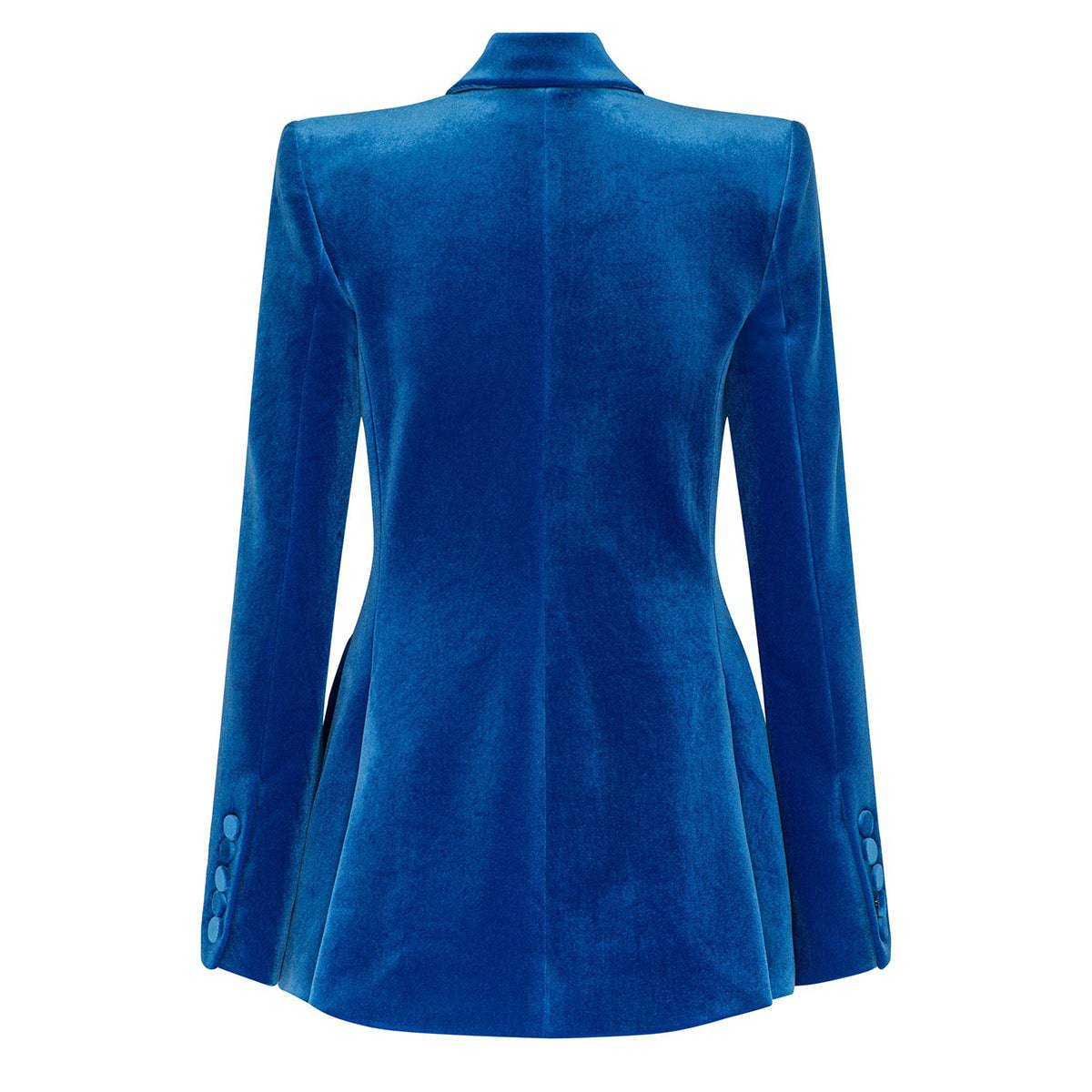 Elegant Slim Fit Velvet Blazer for Women    