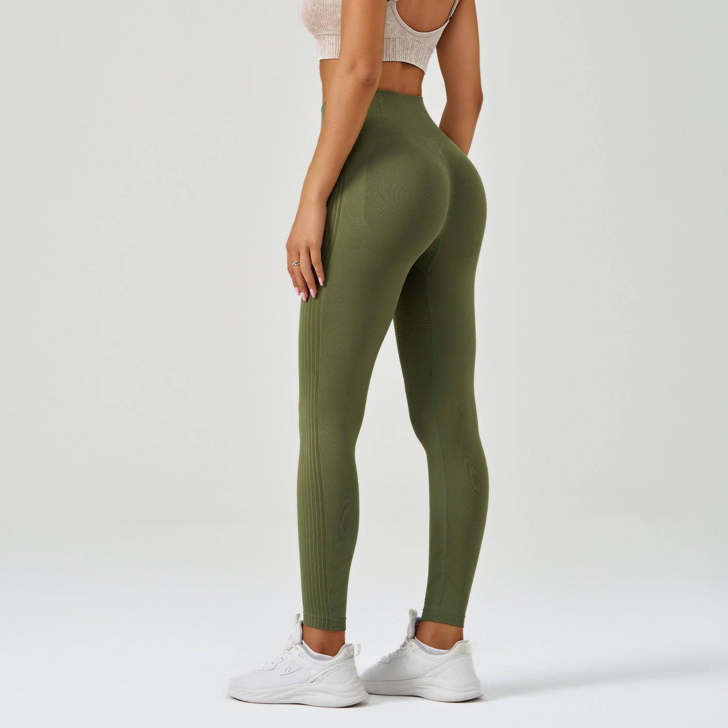 Seamless High-Waisted Yoga Pants for Women    